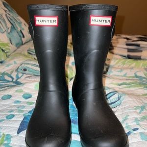 Hunter Rain Boots - Matte Black - Short/Mid
